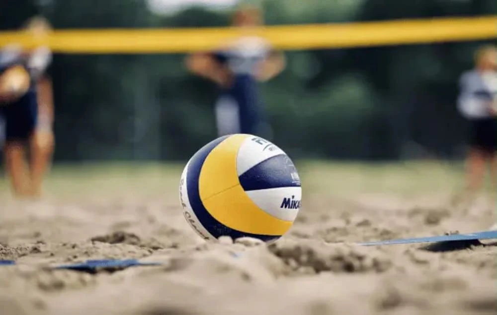 beach volleyball game